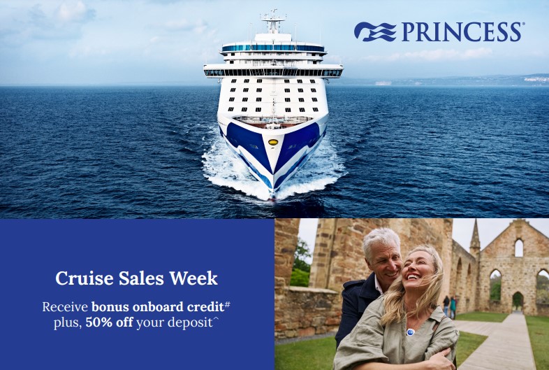 Princess Cruise Sale Week! Including Princess Plus Package