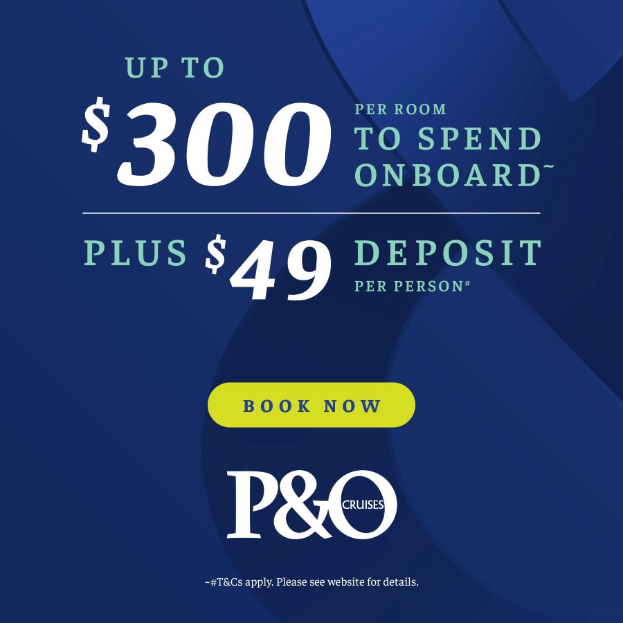 P&O Earlybird Offer with Value Plus Package Included