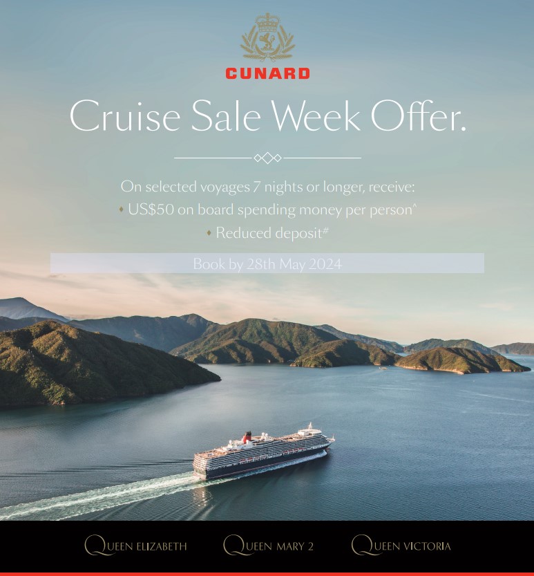 Cunard Cruise Sale Week!
