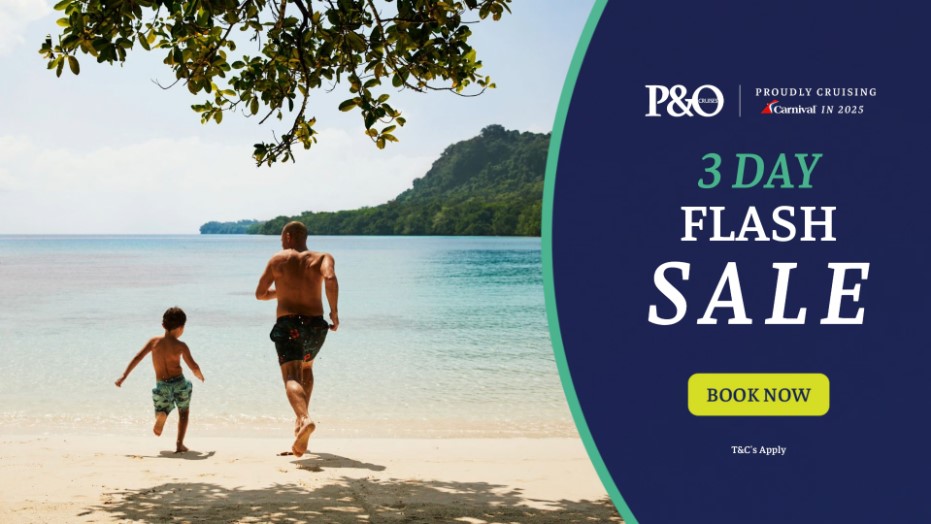 P&O 3 Day Flash Sale