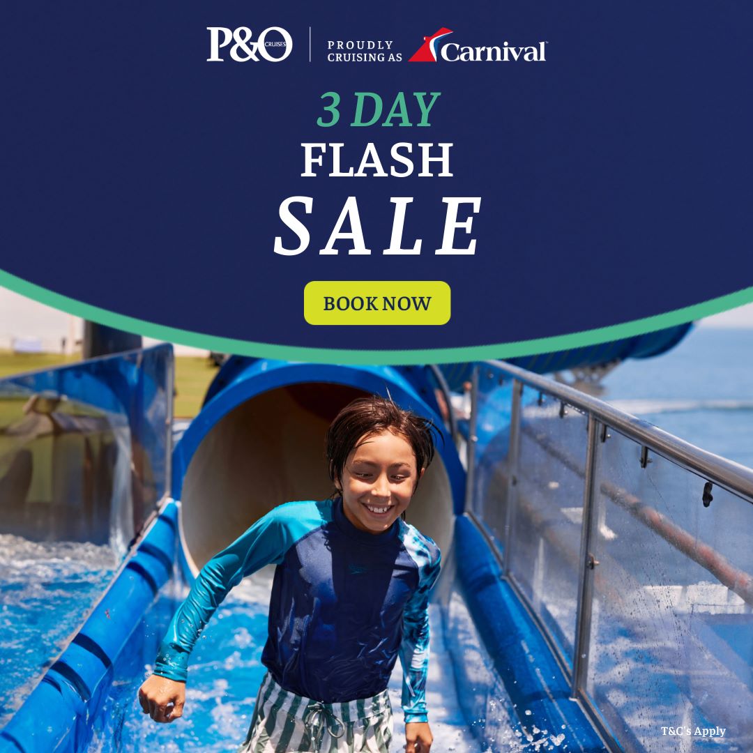 P&O Cruises 3 Day Flash Sale