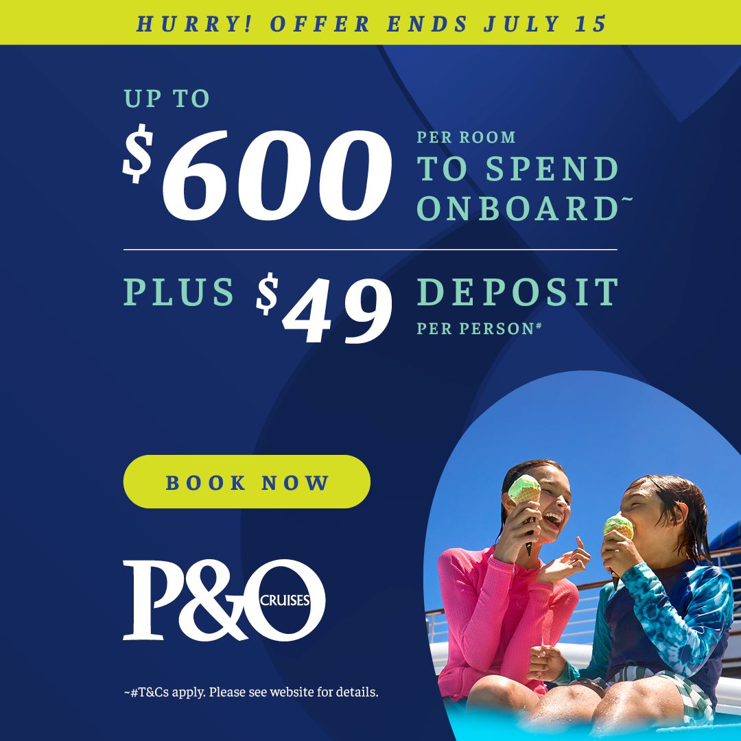 P&O Limited Time Offer 