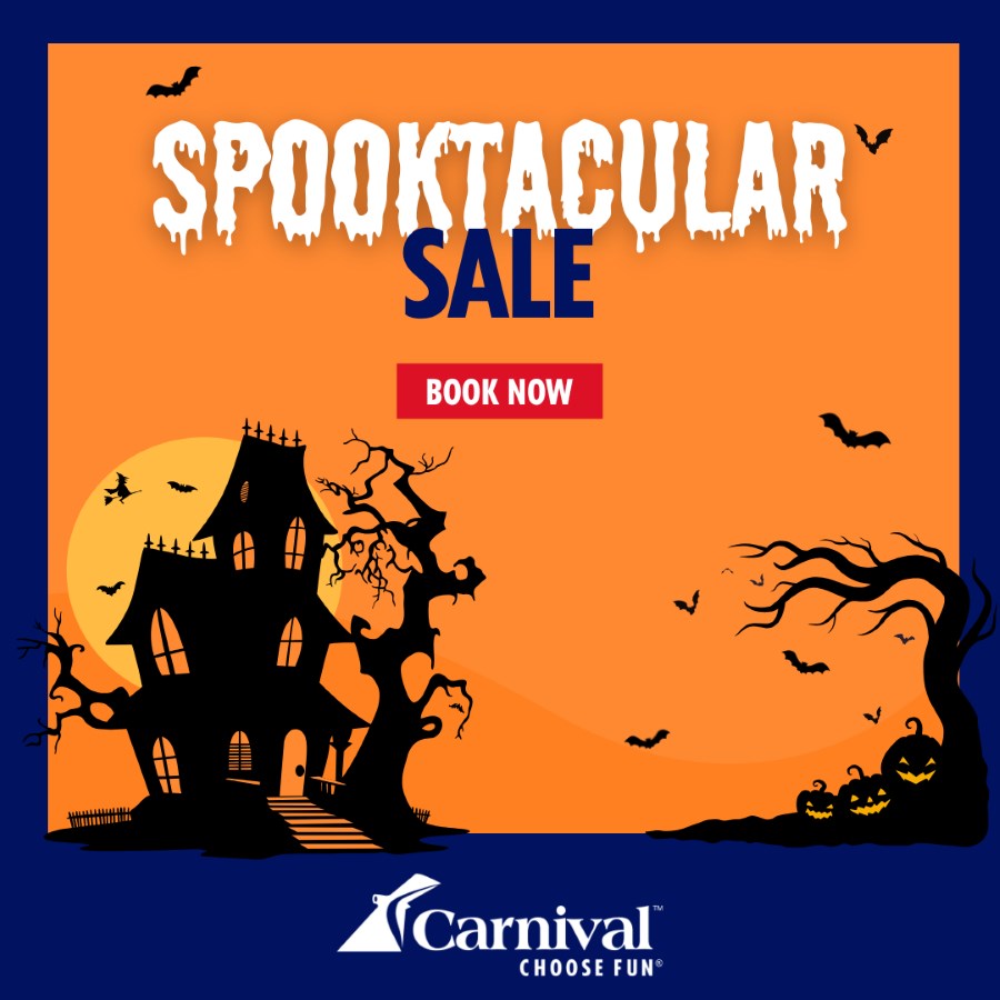 Carnival SPOOKTACULAR! 72 Hour Sale